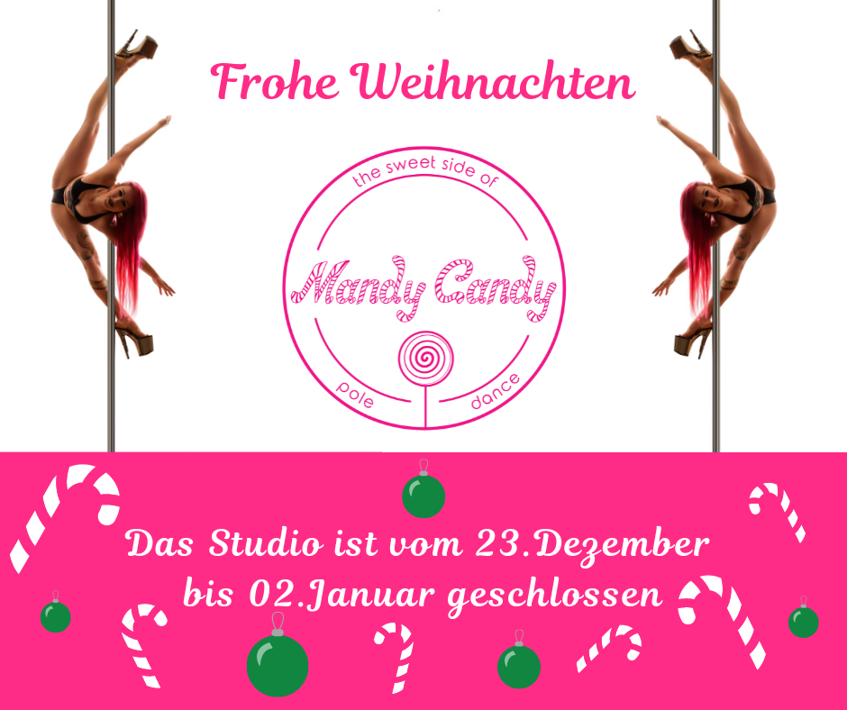 Frohe Weihnachten von Mandy Candy's Pole Dance Studio