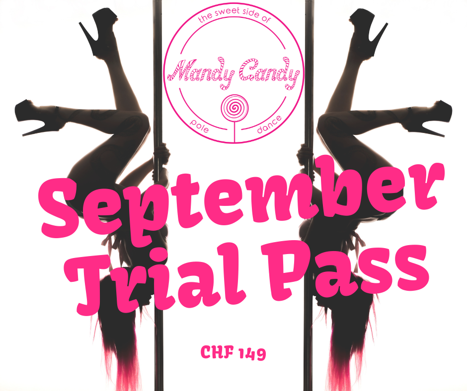 September Trial Pass Mandy Candy's Pole Dance Studio